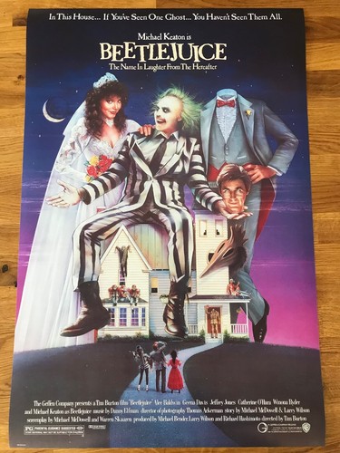 Movie poster beetlejuice - movie, 430mm