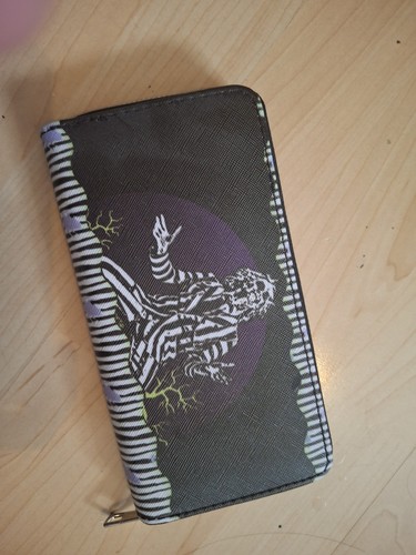 Beetlejuice long zip purse - zip-,