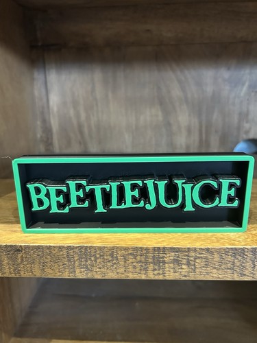 Beetlejuice display sign new - beetlejuice,