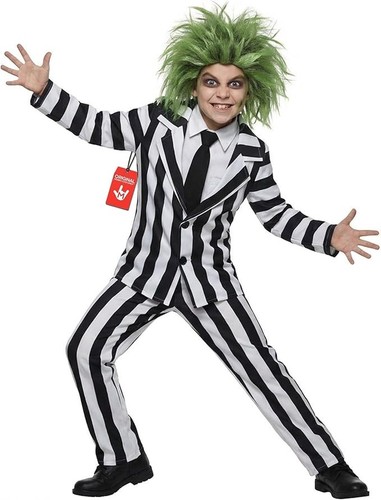 Kids beetlejuice costume - kids, black