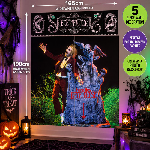 Beetlejuice halloween wall - halloween,