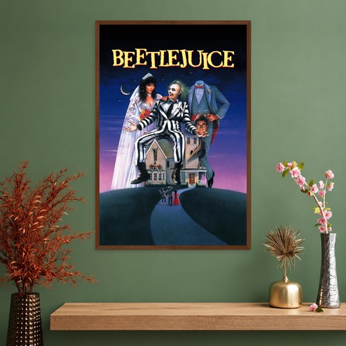 Beetlejuice movie poster print - poster,