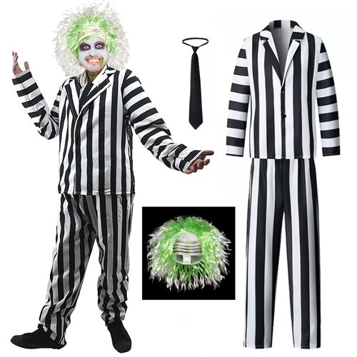 Men beetlejuice fancy dress - men,