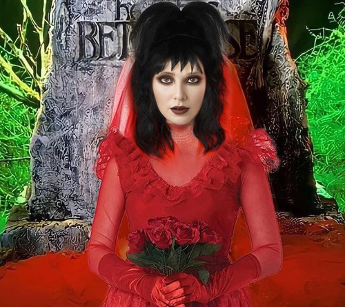 Lydia deetz wig costume - deetz,