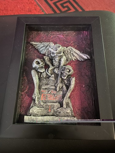 Framed hand made sculpture - hand,
