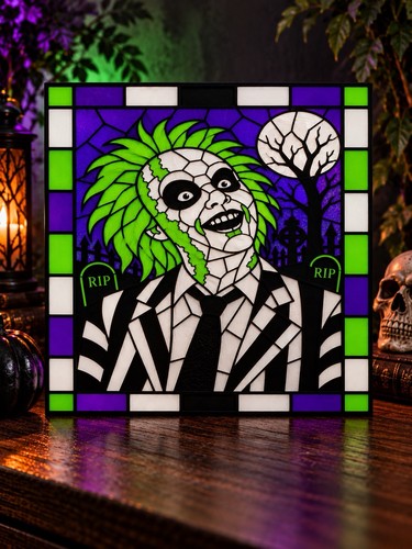 Beetlejuice horror wall art - beetlejuice,
